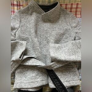 Banana Republic Tweed Jacket with Reversible Belt